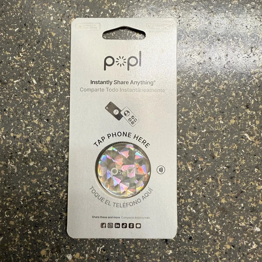 NWT - Popl Digital Business Card in Iridescent